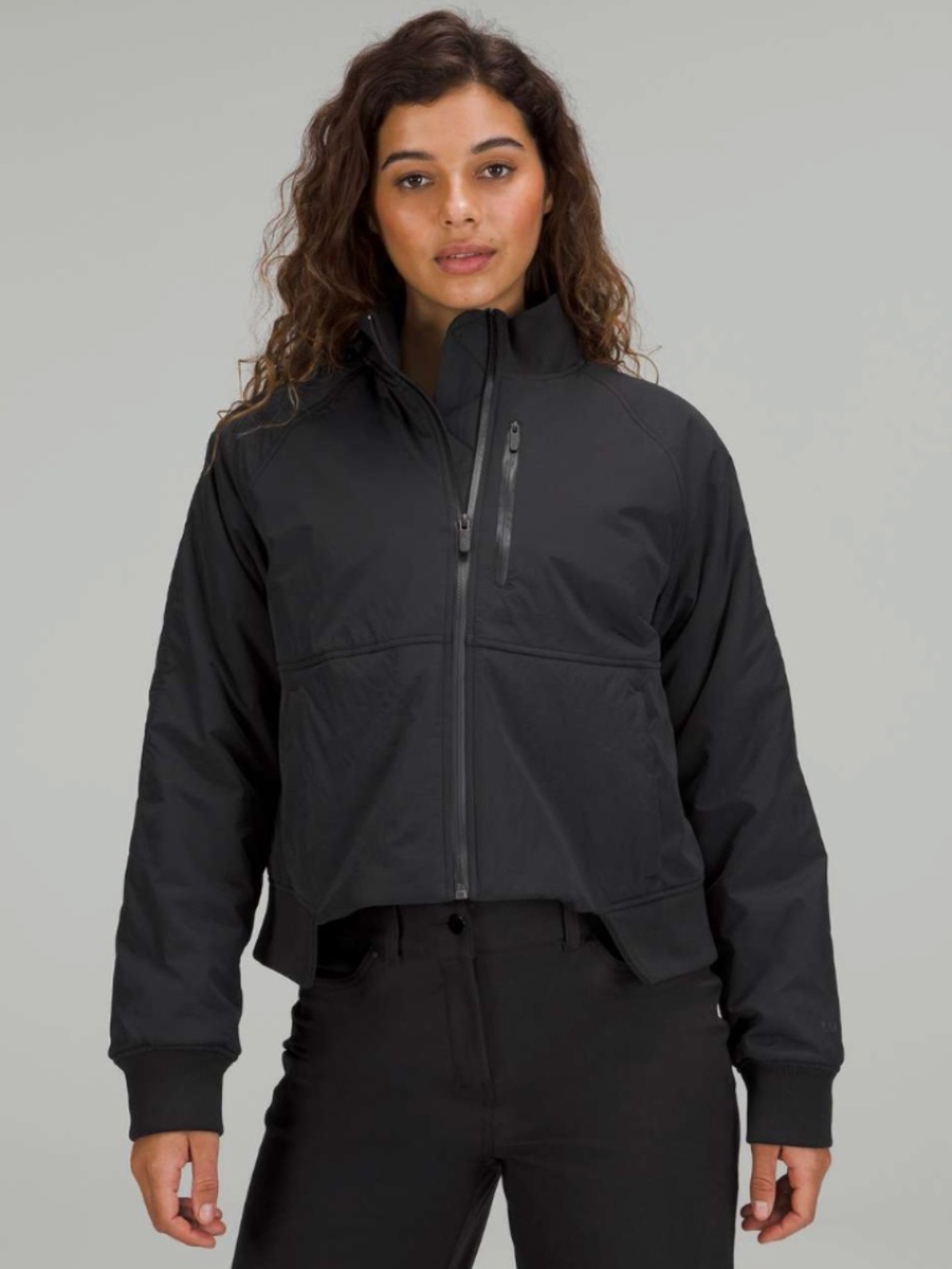 LULULEMON SHORT INSULATED BOMBER JACKET SIZE 12